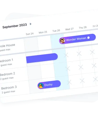 stayy home sharing calendar